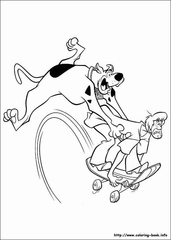 Scooby Doo kolorowanki